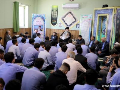 تأکید آیت‌الله نورمفیدی بر نقش نماز در تقویت روحیه جوانان / جبهه مقاومت یک اندیشه ریشه‌دار