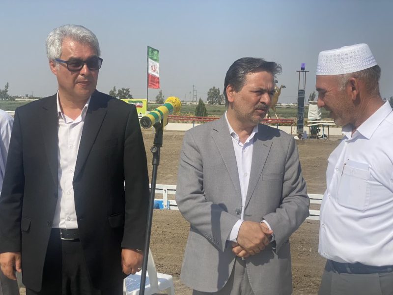آغاز مسابقات کورس اسب‌دوانی بهاره و تابستانه در شهرستان ترکمن با حضور معاون سیاسی استاندار