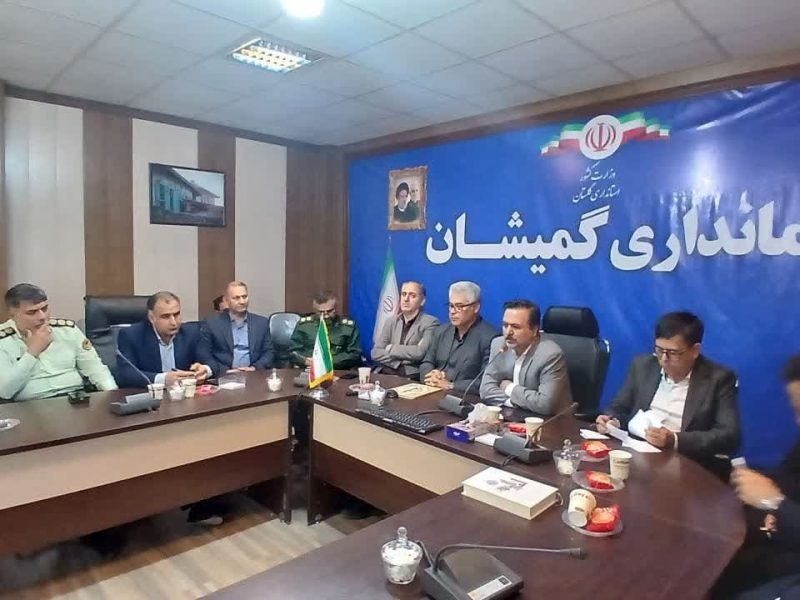 برگزاری آیین تودیع و معارفه فرماندار شهرستان گمیشان