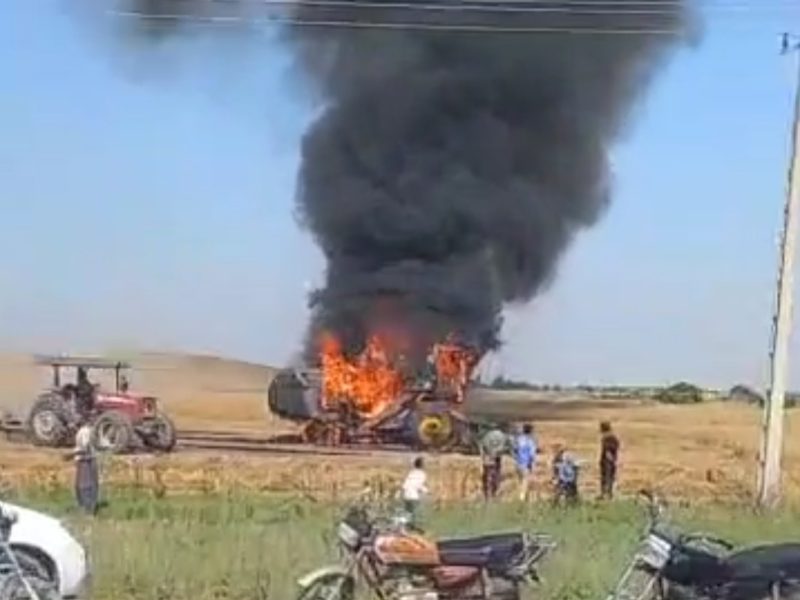 هشدار آتش‌سوزی در مزارع گلستان؛ لزوم رعایت نکات ایمنی در فصل برداشت