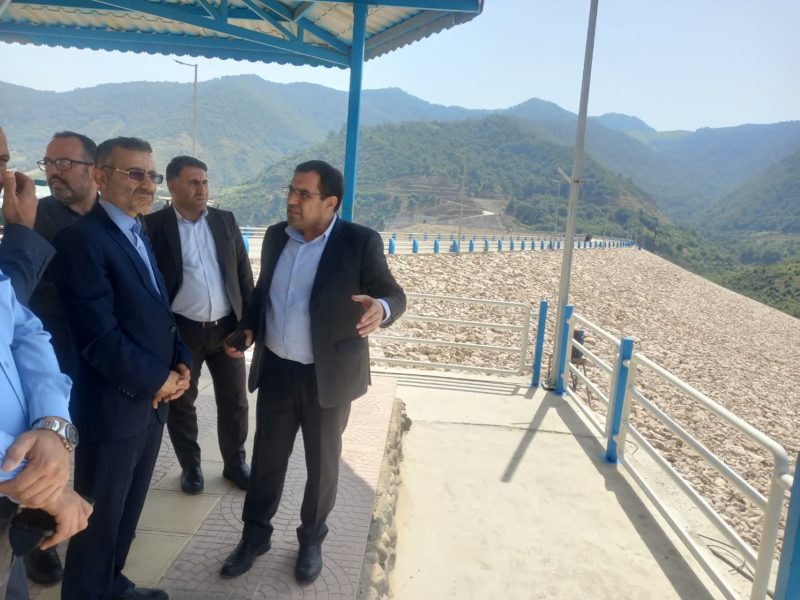 بازدید بازرس کل استان گلستان از پروژه سد خاکی نرماب و بررسی مشکلات اجرایی این سد