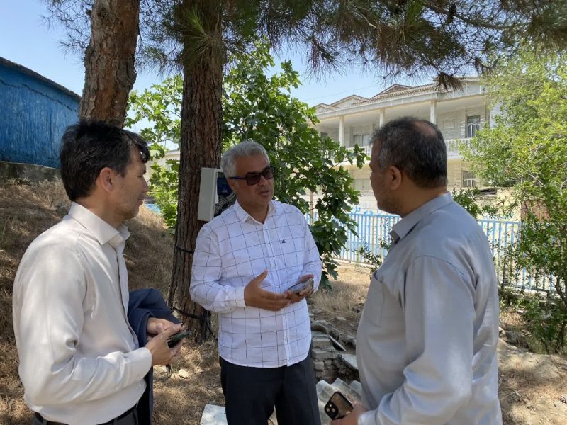 بازدید میدانی فرماندار بندرترکمن از زیرساخت‌های آبی شهرستان
