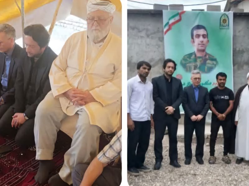 دیدار رئیس دانشگاه پیام نور استان گلستان با خانواده‌های معظم شهدای والامقام دوگونچی و گرگیچ