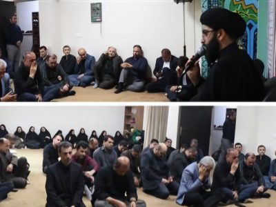 برگزاری مراسم سوگواری حضرت اباعبدالله الحسین (ع) در اداره کل امور اقتصادی و دارایی استان