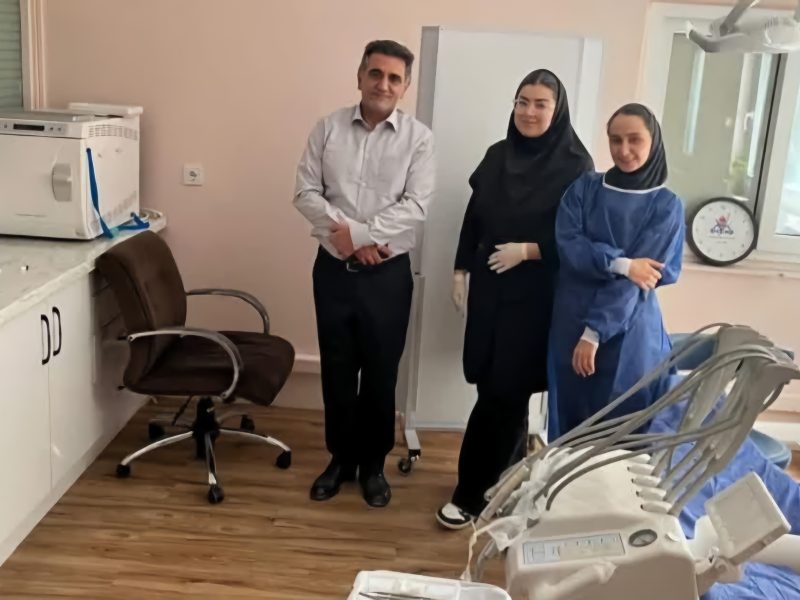 بازدید سرپرست شرکت گاز استان گلستان از کلینیک دندانپزشکی صنعت نفت استان