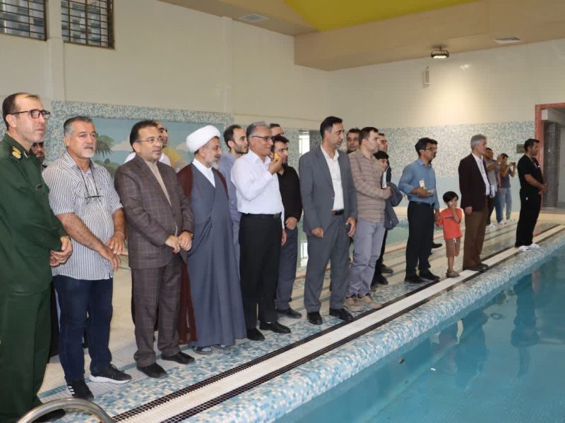 طرح ملی شنا در گنبدکاووس افتتاح شد