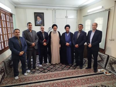 سرپرست شرکت گاز استان گلستان با عالم گرانقدر حضرت آیت الله میبدی مدیر حوزه علمیه رضویه دیدار کرد