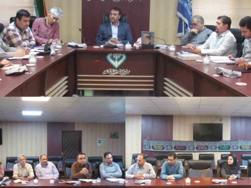 برگزاری جلسه پدافند غیر عامل در اداره کل دامپزشکی استان گلستان