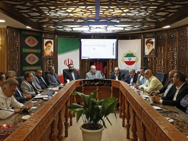 تقدیر صحن شورای گرگان از محمدحسن ترشیزی و مداح نونهال محمد لیاقی