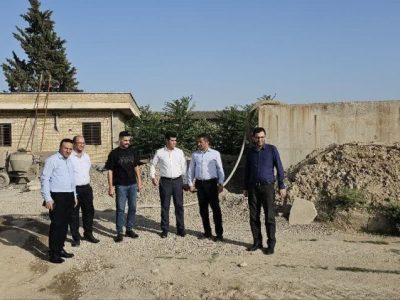بازدید مدیرعامل شرکت شهرک‌های صنعتی گلستان از پروژه طرح ارتقاء تصفیه خانه فاضلاب ناحیه صنعتی آقچلی