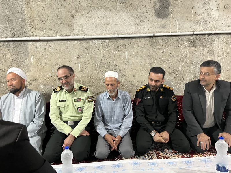 حضور سردار دادگر در مراسم ختم شهید مدافع وطن “امیر حسین دوگونچی ” در آق قلا
