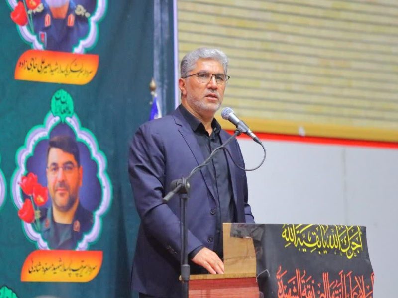 حضور سرپرست و کارکنان شرکت گاز گلستان در آیین بزرگداشت شهدای ۱۲ روزه جنگ تحمیلی