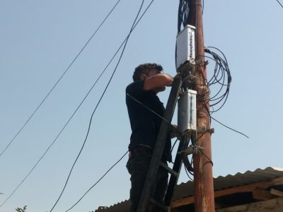 بازسازی شبکه مخابرات در روستای خرم آباد شهرستان کردکوی