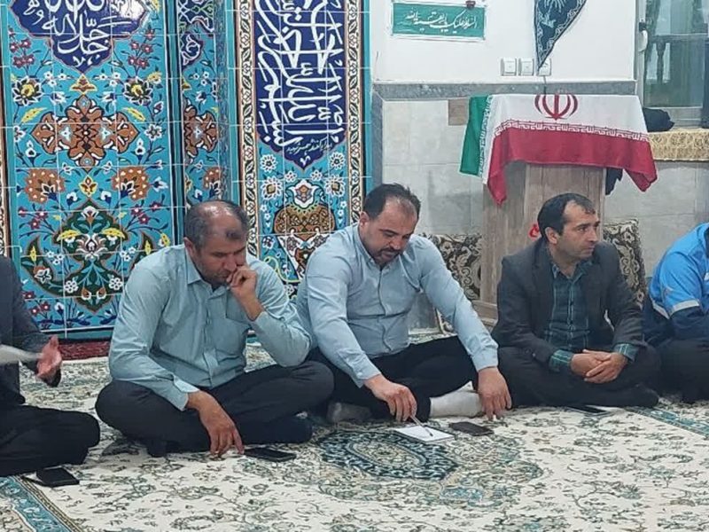 برپایی میز خدمت مخابرات شهرستان رامیان در روستای ویرو