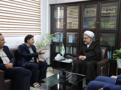 دیدار مدیر کل اقتصاد و دارایی با مدیر کل اوقاف و امور خیریه استان