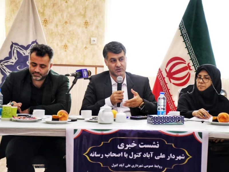 افتتاح و کلنگ زنی  ۱۲ پروژه زیربنایی شهرداری علی آباد کتول  در هفته دولت
