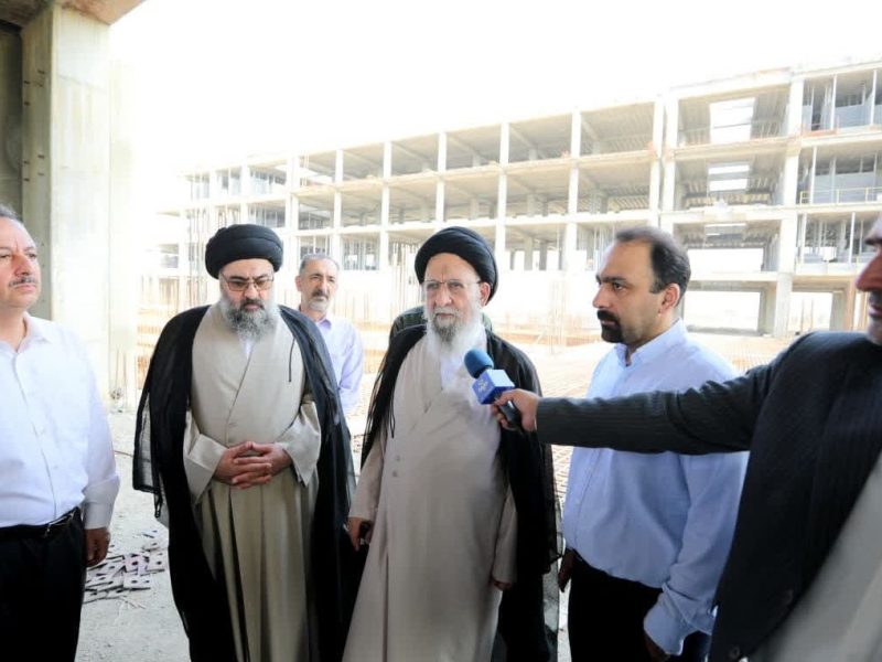 بازدید آیت‌الله نورمفیدی از روند ساخت بیمارستان تخصصی سرطان گرگان