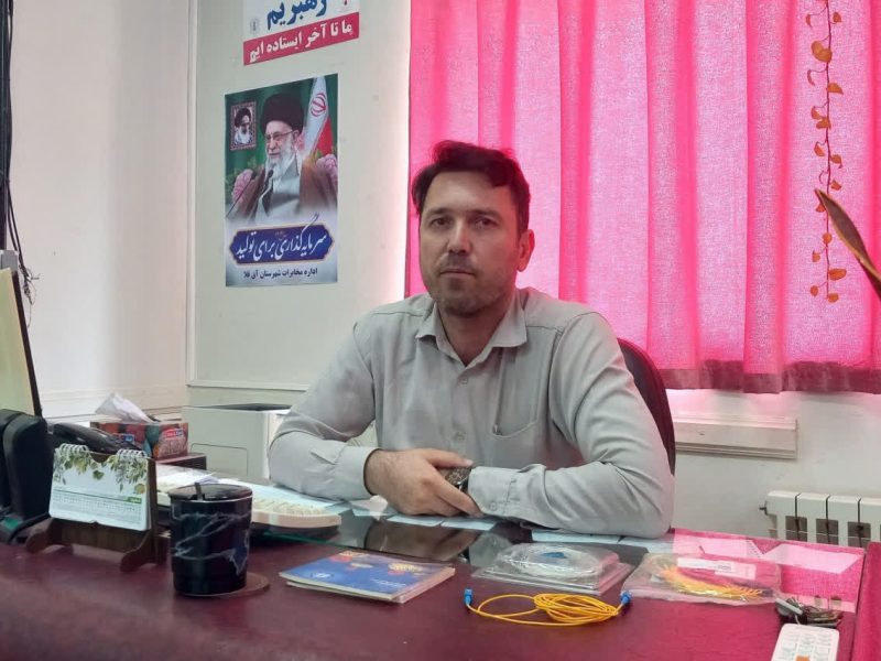 رئیس مخابرات آق قلا: ۵۰ درصد از مشترکان تلفن ثابت آق قلا از فیبر نوری استفاده می کنند