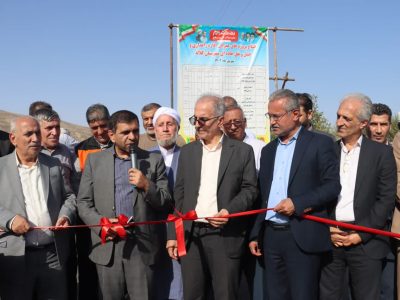 بهره برداری از یک راه روستایی در کلاله پس از ۱۸ سال