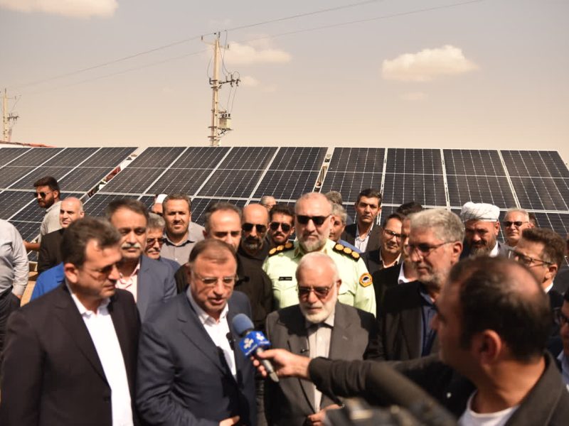 در راستای ایجاد اشتغال پایدار  اولین مزرعه خورشیدی حمایتی کمیته امداد استان گلستان افتتاح و به بهره برداری رسید