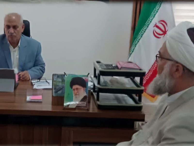 نشست صمیمی مسئول شعبه گنبدکاووس با فرماندار شهرستان کلاله