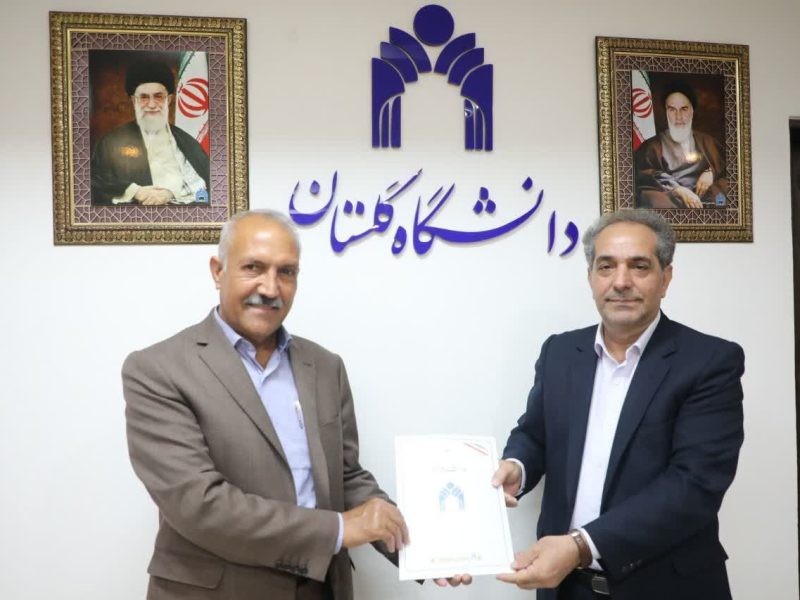 آیین تکریم و معارفه معاونین دانشگاه گلستان
