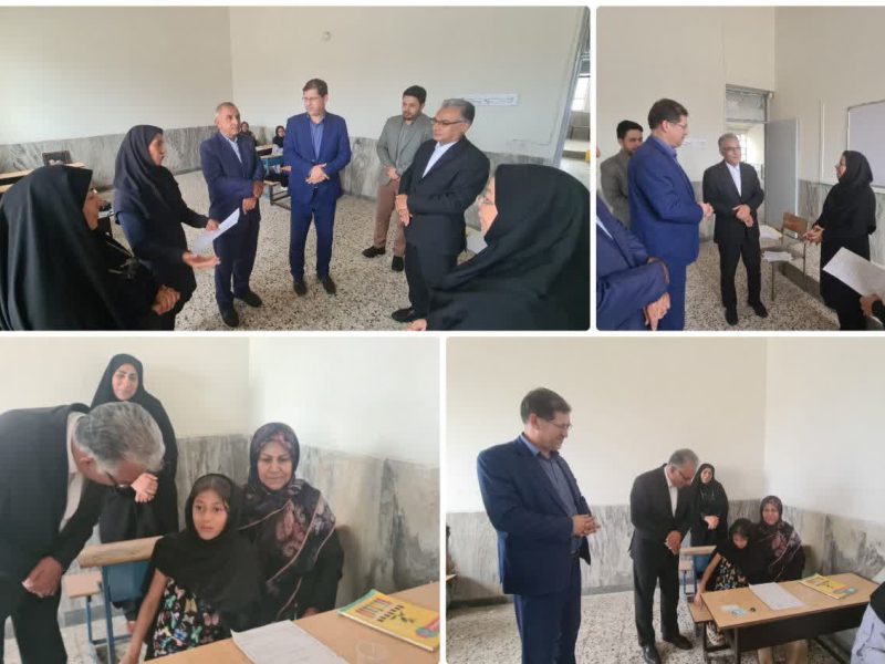 بازدید مدیرکل آموزش و پرورش گلستان از حوزه امتحانات سوادآموزی گرگان