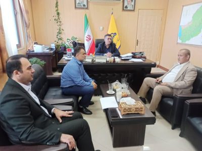 بخشدار بخش بهاران با مدیرعامل شرکت گاز استان گلستان دیدار کرد