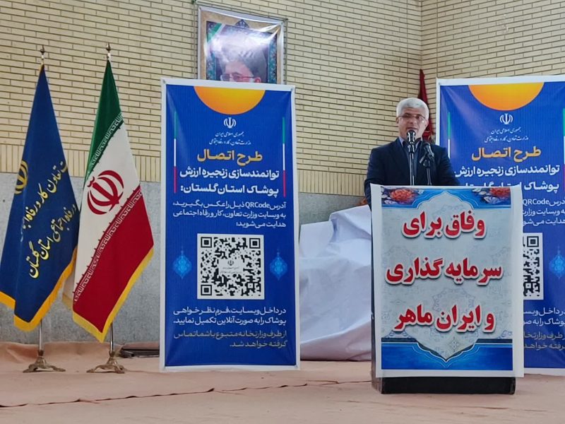 آغاز پایلوت کشوری طرح توانمندسازی زنجیره ارزش پوشاک در گلستان