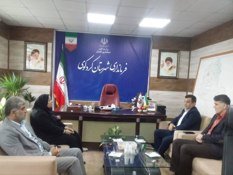 دیدار رئیس بنیاد نخبگان گلستان با فرماندار محترم شهرستان کردکوی