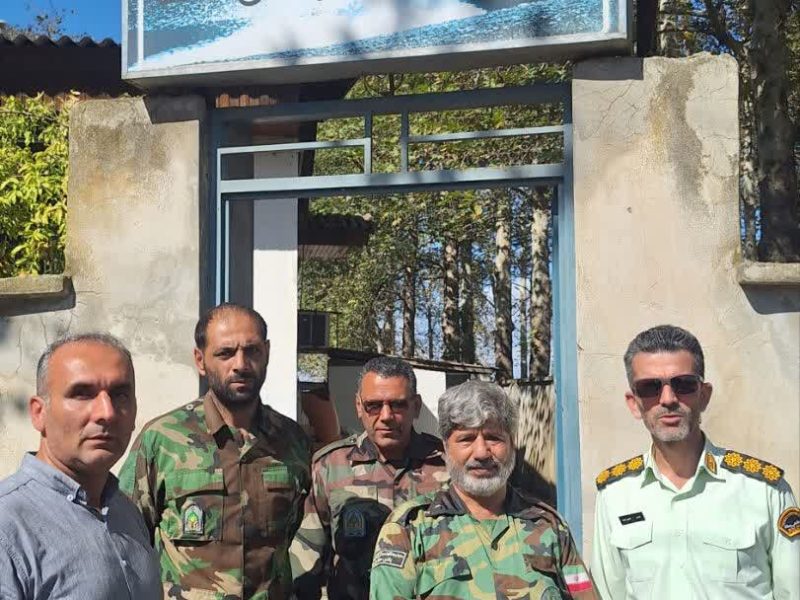بازدید سرزده فرمانده یگان حفاظت منابع طبیعی گلستان از واحد دارکلاته