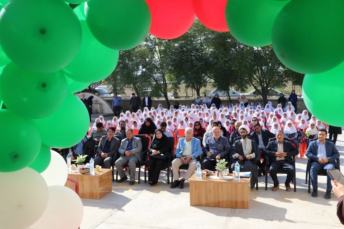 بهره برداری از مدرسه ۲ کلاسه بنیاد علمی آموزشی قلم‌چی در روستای کماسی گرگان
