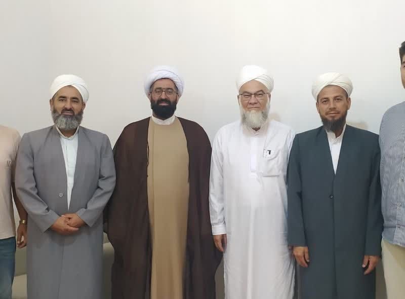 دیدار مدیر مرکز اسلامی گلستان با مدیر و مدرسین مدرسه علمیه صوفی شیخ داز کلاله