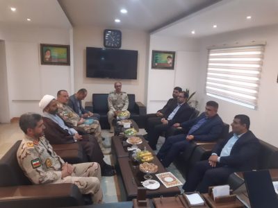 دیدار رئیس سازمان قضایی نیروهای مسلح استان با فرمانده مرزبانی گلستان