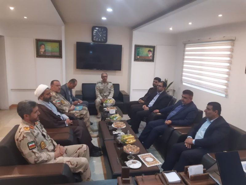 دیدار رئیس سازمان قضایی نیروهای مسلح استان با فرمانده مرزبانی گلستان