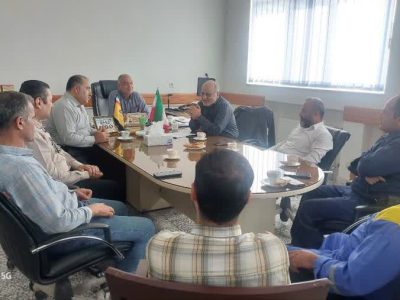 برگزاری مانور نشتی گاز داخل حوضچه‌ ای غیرمدفون در اداره گاز شهرستان کردکوی