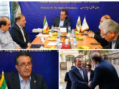 بازدید مدیرعامل سازمان بنادر و دریانوردی از انجمن صنفی دریانوردان تجاری ایران