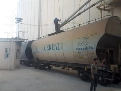 گلستان آماده واردات گندم از مرز ریلی اینچه‌برون است