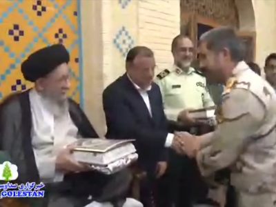 تجلیل نماینده ولی فقیه در استان و استاندار از فرماندهان انتظامی و مرزبانی گلستان