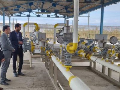 آمادگی کامل تجهیزات گازرسانی برای فصل سرما؛ بازدید میدانی بخشدار فندرسک و مدیران خدمات‌رسان از ایستگاه تقلیل فشار