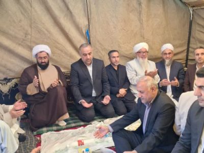 حضور مدیر مرکز اسلامی گلستان در مراسم ترحیم مرحوم صابر کاظمی، والیبالیست فقید تیم ملی