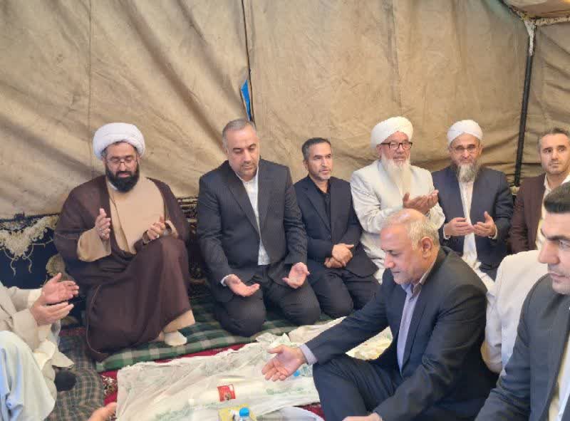 حضور مدیر مرکز اسلامی گلستان در مراسم ترحیم مرحوم صابر کاظمی، والیبالیست فقید تیم ملی