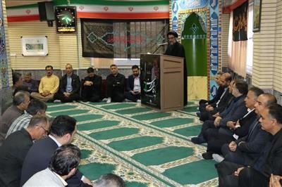 برگزاری مراسم سوگواری شهادت حضرت فاطمه زهرا(س) در شرکت آبفای گلستان