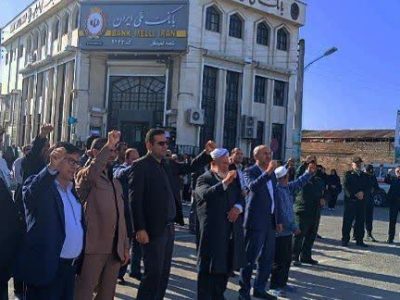 مراسم استقبال و تشییع پیکر مطهر شهید گمنام در شهرستان گمیشان