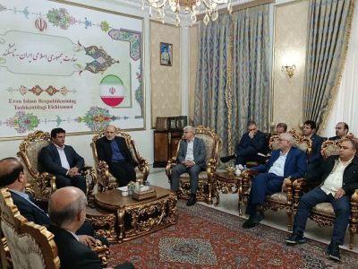 دیدار هیأت تجاری گلستان با سفیر ایران در ازبکستان