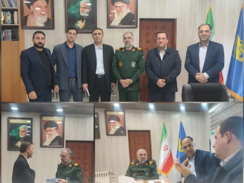 دیدار مدیر کل تامین اجتماعی گلستان با فرمانده سپاه نینوا استان گلستان
