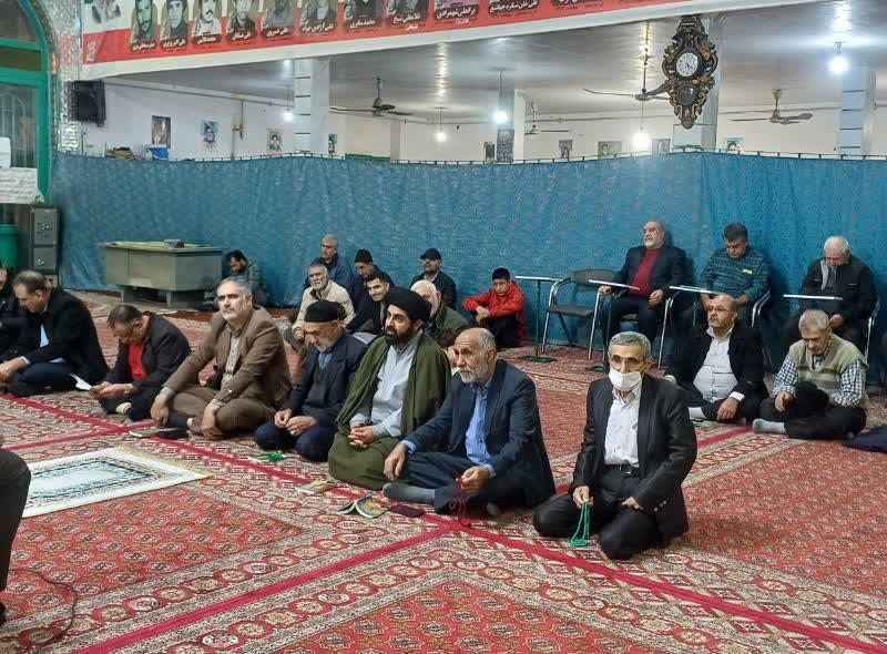 فرهنگ‌سازی مشترک گاز با مردم؛ ایستگاه پرسشگری اداره گاز در مسجد امام حسن مجتبی (ع) گالیکش برگزار شد