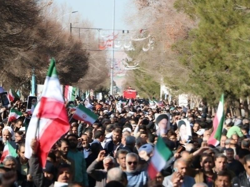 با برگزاری یک تجمع باشکوه علیه اغتشاشگران؛ دوباره بصیرت از پایتخت اقوام جوشید