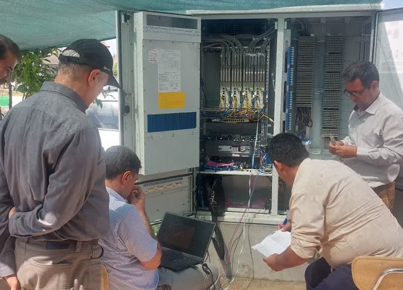 عملیات برگردان کافو مسی۰۶ به کافو فیبرنوری در شهرستان آق‌قلا