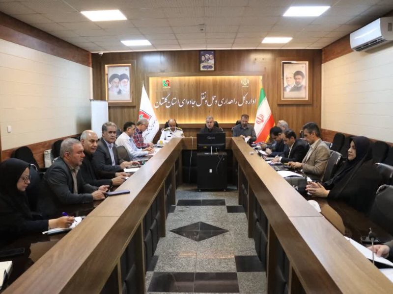 حضور مدیر آزمایشگاه فنی و مکانیک خاک گلستان در جلسه کارگروه حمل و نقل و پدافند غیرعامل استان